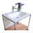 Tory 24'' Single Bathroom Vanity with Solid Surface Top with Mirror