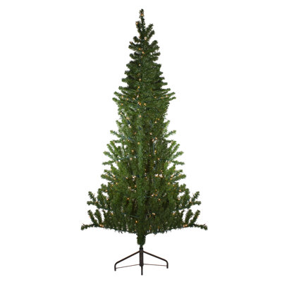 Arbre de Noël artificiel pin canadien pré-éclairé - lumières claires
