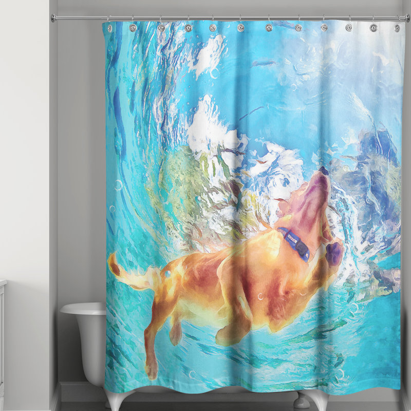 Rideau de douche simple Ziggie
