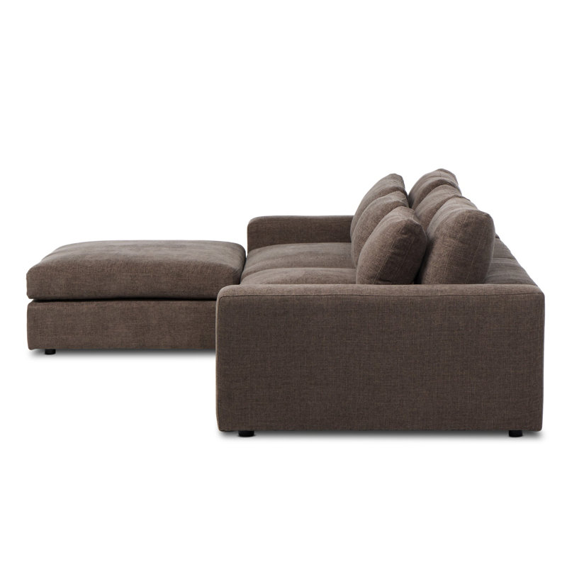 Bloor Modular Chaise Sectional, Landale Charcoal