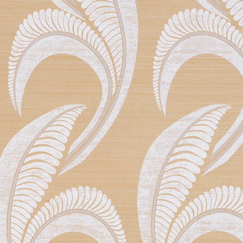 Papier peint feuille de bananier en sisal, Gruau