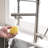 Brushed Nickel Kitchen Faucet With 360 Degree Rotation And Pre-Rinse Spring For Sink Heavy Duty Construction In-411021686