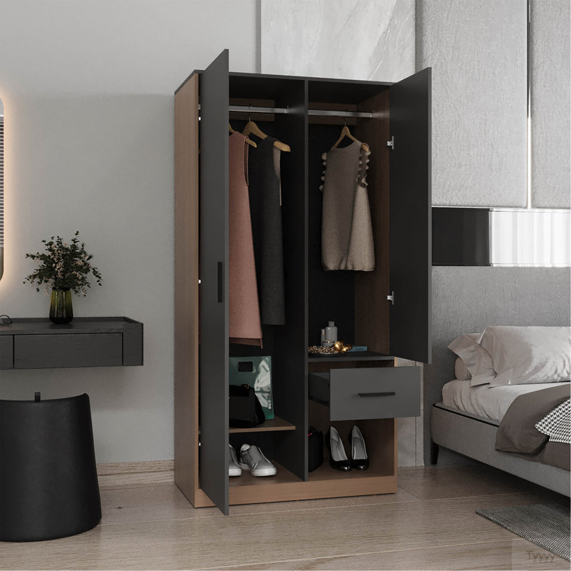 Armoire 2 tiroirs Alder