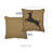 Dawson Star Cotton Reversible Throw Pillow