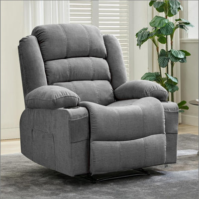 95cm Wide Velvet Standard Recliner