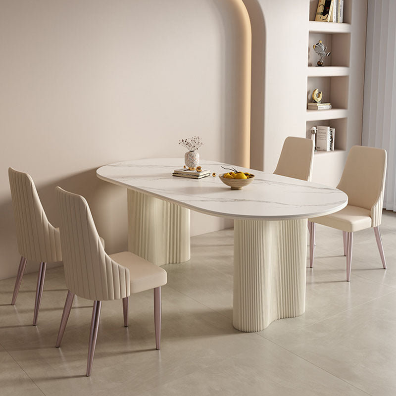 Oval Dining Table, 75cm H x 160cm W x 80cm D