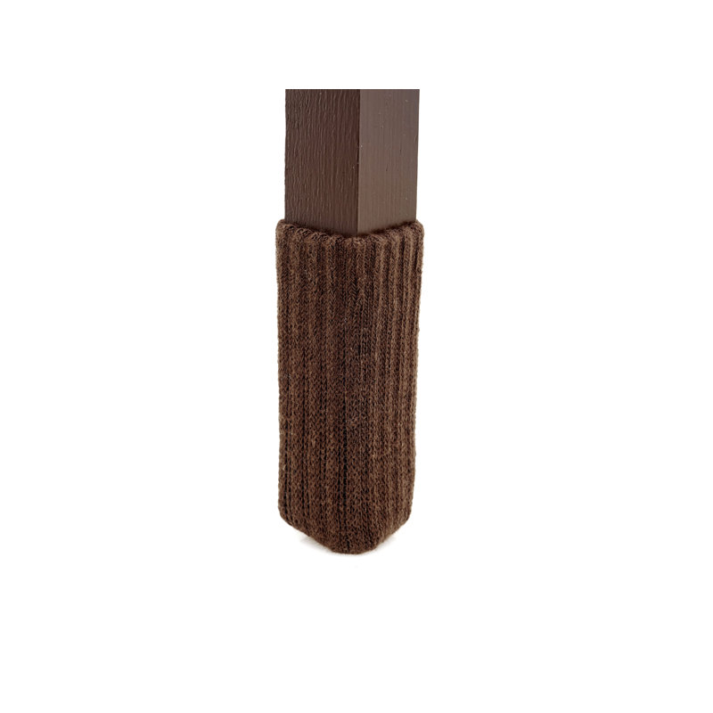 Protecteurs de plancher NancyProtectz, la chaussette pour meubles originale (très petite), Brun chocolat