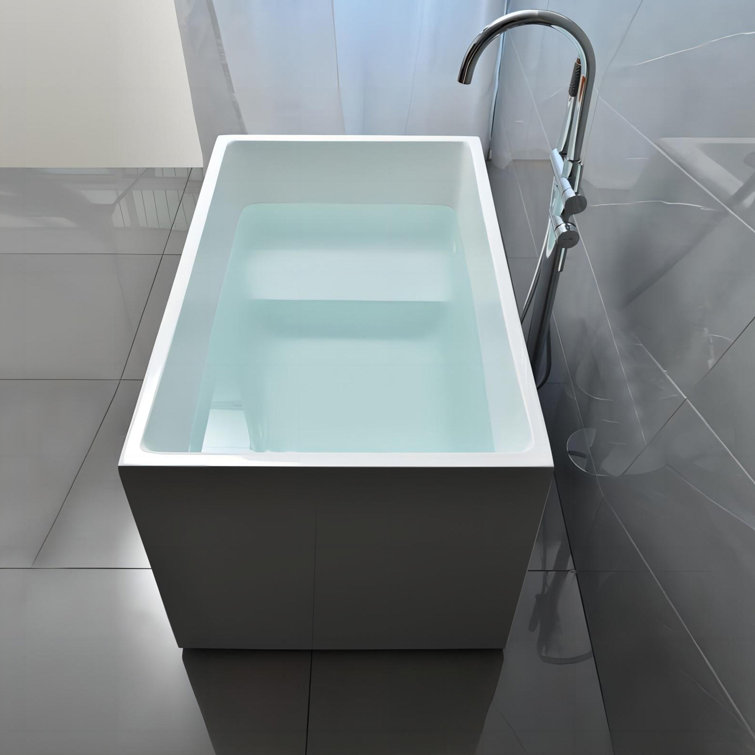 Naples Modern Double Ended Small Freestanding Bath 1500mm x 750mm
