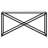 Calix Glass Top Console Table-99930470-50309257