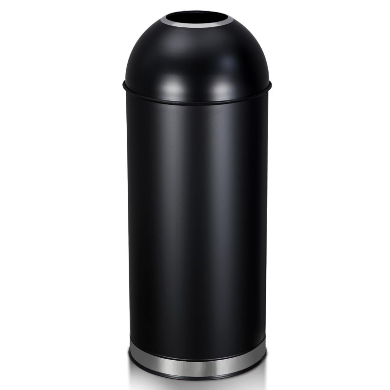 Poubelle en acier ouverte (17 gallons)