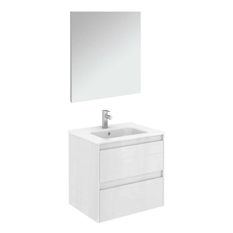 Ambra 39.6'' W Single Vanity, 23.8", Matte Gray