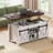 Lonan Coffee Table  Farmhouse Coffee Table with Storage and Hidden Compartment-1270208557
