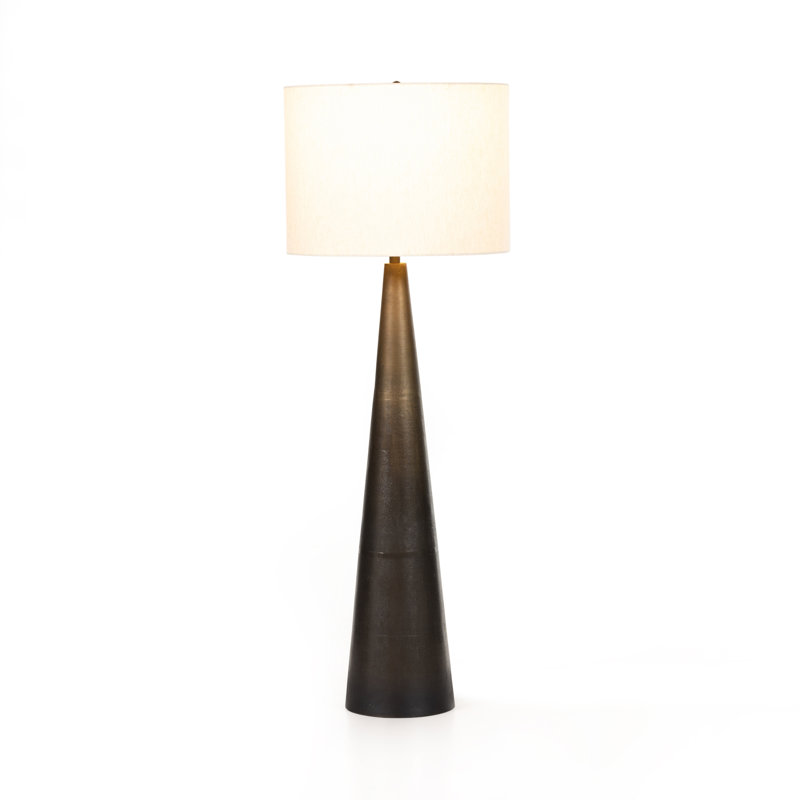 Edmonda 55.75'' Novelty Floor Lamp, Gray