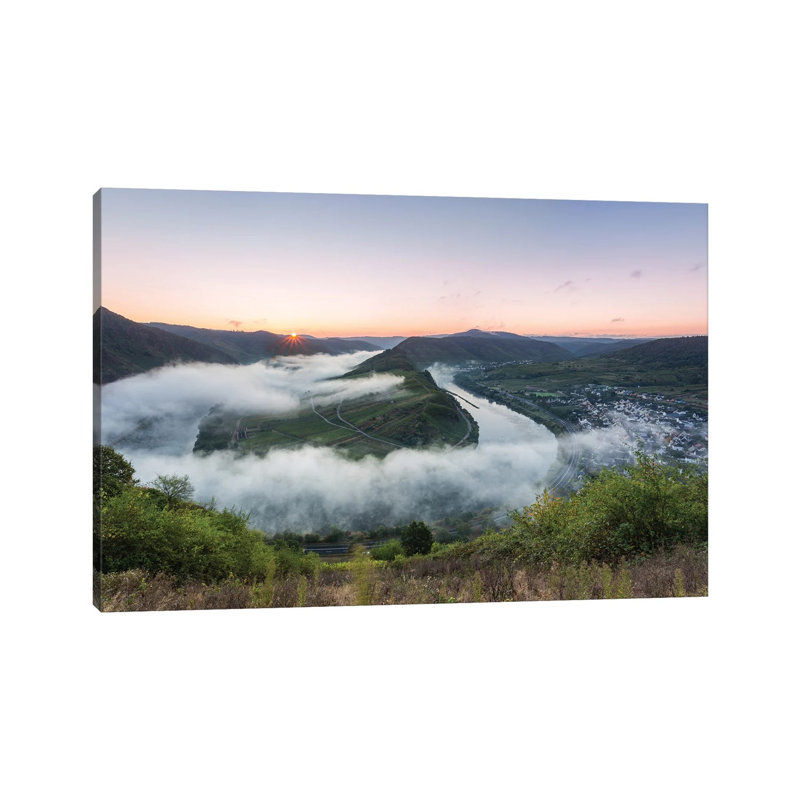 First Rays by Fabian Fortmann - Wrapped Canvas Print, 20.32 cm H x 30.48 cm W