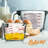 NutriChef 2 -Piece Plastic Measuring Cup Set
