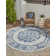 Tapis oriental bleu / gris Cowell