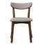 Chaise d'appoint Reginald en gris clair