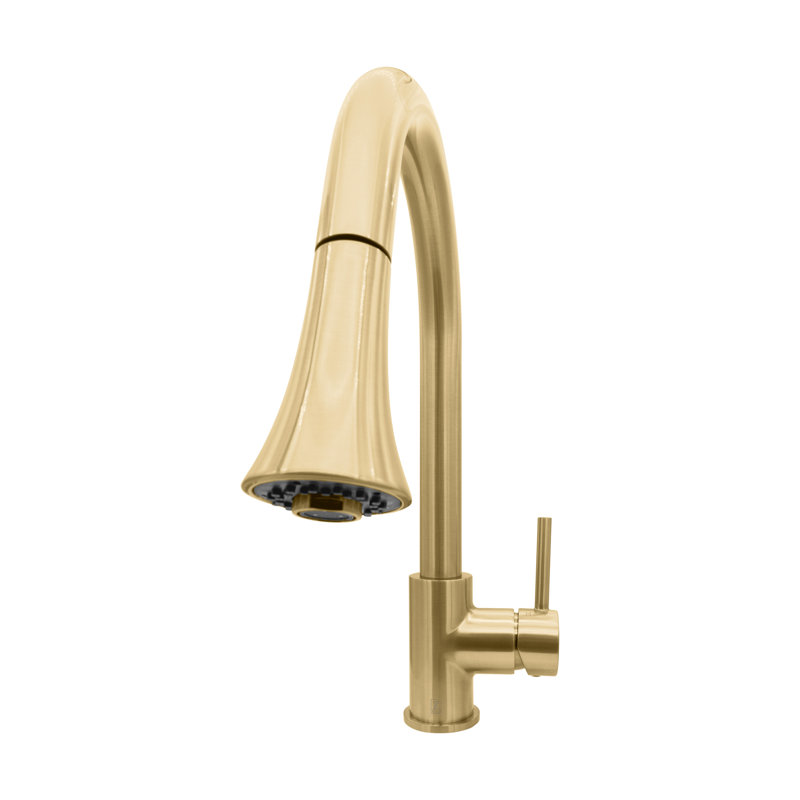 ZLINE Edison Kitchen Faucet in Champagne Bronze (EDS-KF-CB), Champagne Bronze