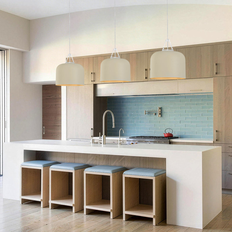 1-Light Drum Pendant Light