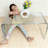 Coffee Table, 32" Long Rectangle Waterfall Coffee Table, Clear-1477915598
