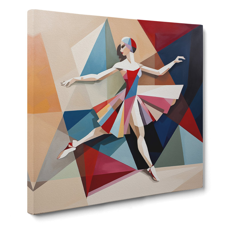 Ballerina Constructivism - No Frame Print, 35cm H x 35cm W x 3cm D