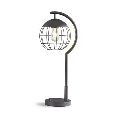 Lampe globe en métal Metro