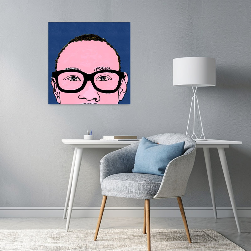 Art contemporain, art contemporain abstrait, H 24 po x l 24 po