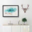 Beach in Melbourne Australia Watercolour - Picture Frame Graphic Art Print-56740429-56740435