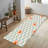 Transitional Floral Printed Non-Woven Soft Rug with Muted Tones for Living Room Bedroom and Office Decor-114334094