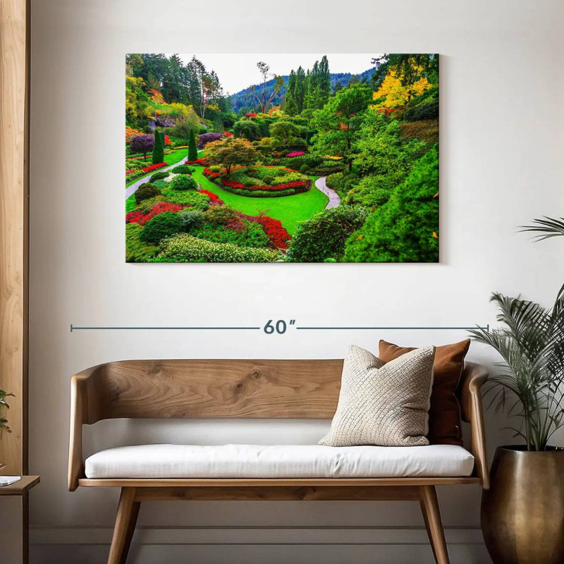 Parc Sirci Butchart Garden, H 30 po x l 45 po