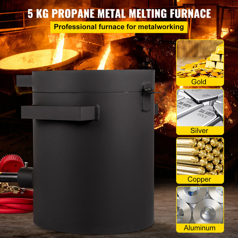 Four de fusion au propane Katie 6KG, 2462 ° F - Graphite