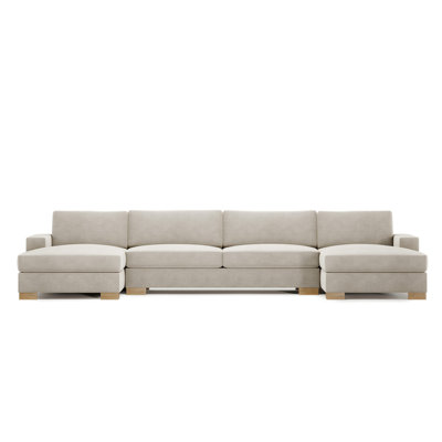Berkley 3 Piece Chaise Armless Sofa Chaise