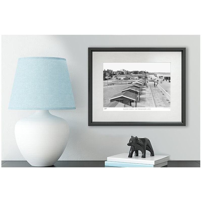 Seaton Carew, The Promenade C1955 - Single Picture Frame Print, 45cm H x 60cm W x 2.3cm D