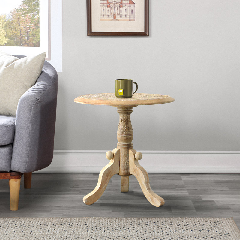 Hudock Solid Wood End Table