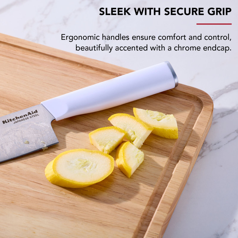 KitchenAid Classic 14 Piece Natural Step Block Cutlery Set
