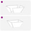 Garden Planter Decor Metal Trapezoidal Outdoor Modern Terrace Holder-2012288572-2012288545