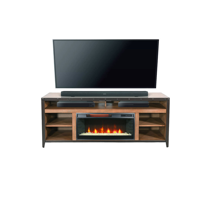 Console multimédia 63 po avec foyer électrique