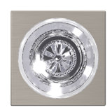 Custom Hobson Hall-Closet and Bed-Bath Glass Knob with Collins Trim