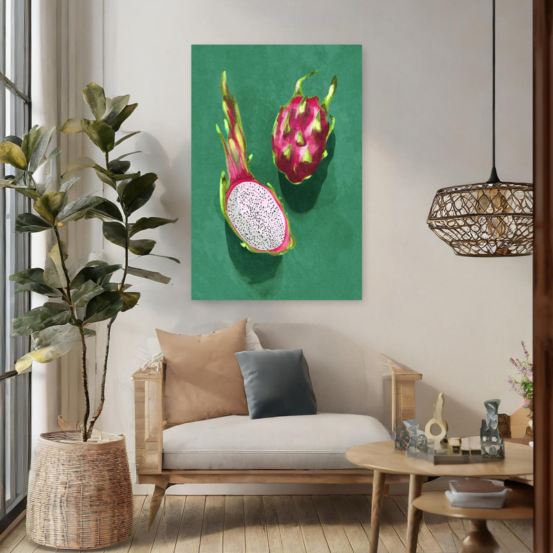 Art contemporain, art moderne de fruits, H 48 po x l 32 po