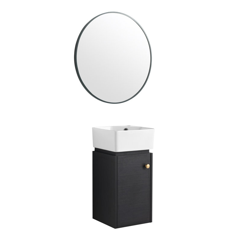 Meuble-lavabo avec lavabo 12 po pour petit meuble-lavabo
