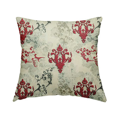 Kavya Damask Rectangular Throw Cushion