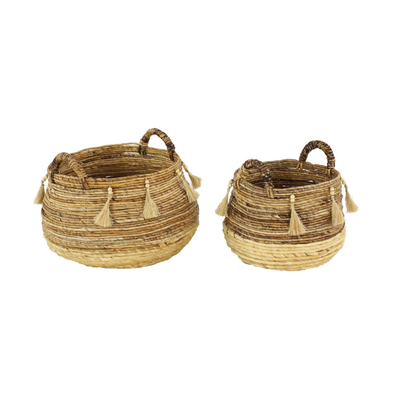Dakota Fields Wicker Decorative Basket