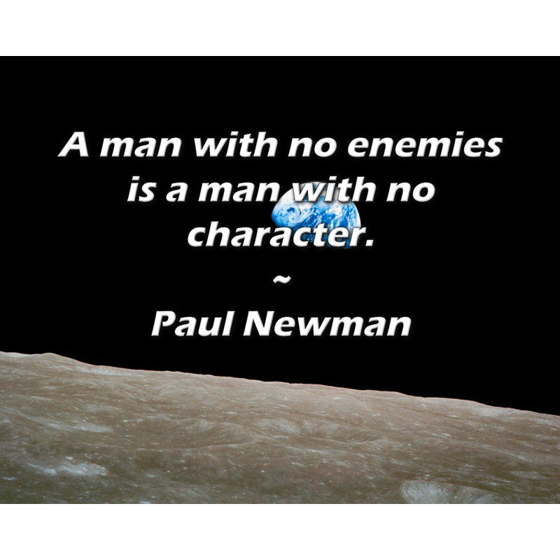 Toile tendue Artsy Quote par Paul Newman, H 13 po x l 18 po