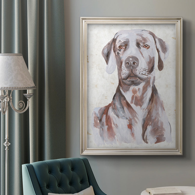 Sitting Dog I Sitting Dog I - reproduction d'art sur toile, L 23 po x H 32 po