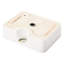 Lavabo de salle de bain vasque rectangulaire en céramique 16 po x 12 po - Style moderne, blanc, fini teinture pour salle de bain, rectangulaire, résistance aux acides
