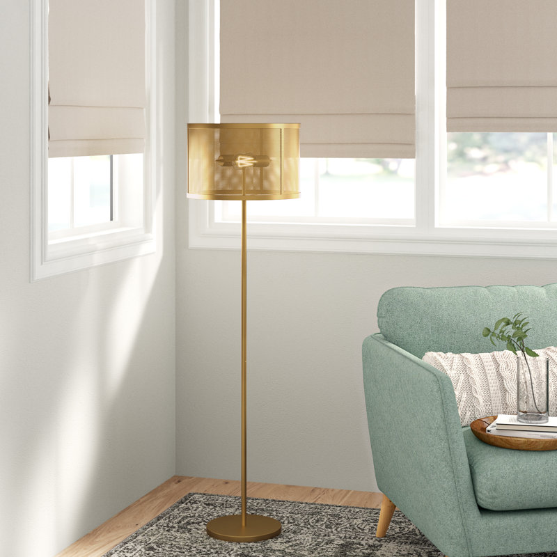 Beelu 145cm Traditional Floor Lamp, Gold