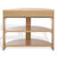 Christy Reeded Half Moon Console Table-1814622413