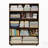 5 Drawer Dresser On Wheels, Dark Brown Rolling Chest For Mobile Storage And Organization In Bedrooms And Closets-705054931