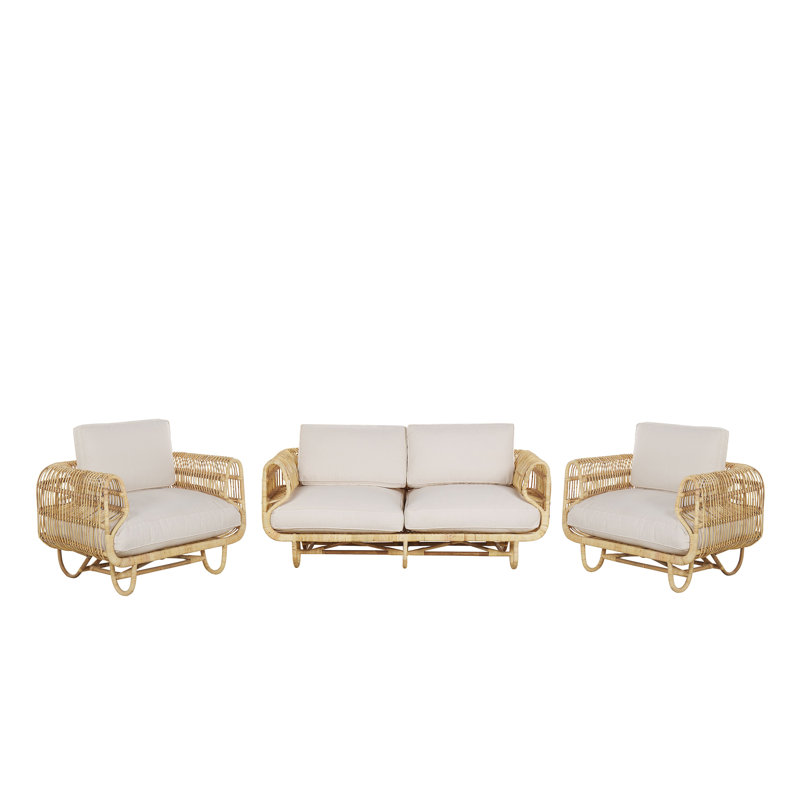 Leocadia 4 Seater Rattan Sofa Set