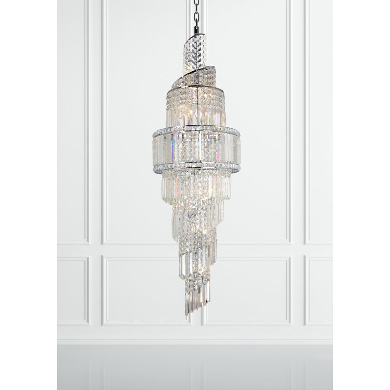 19 - Light Teardrop Chandelier